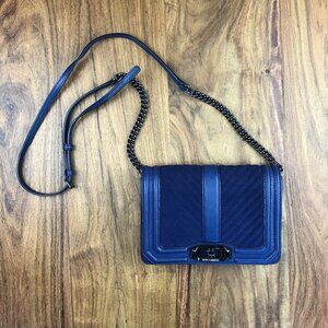 Rebecca Minkoff Chevron Quilted Love Crossbody